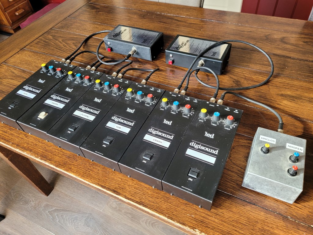Vintage TED drum modules