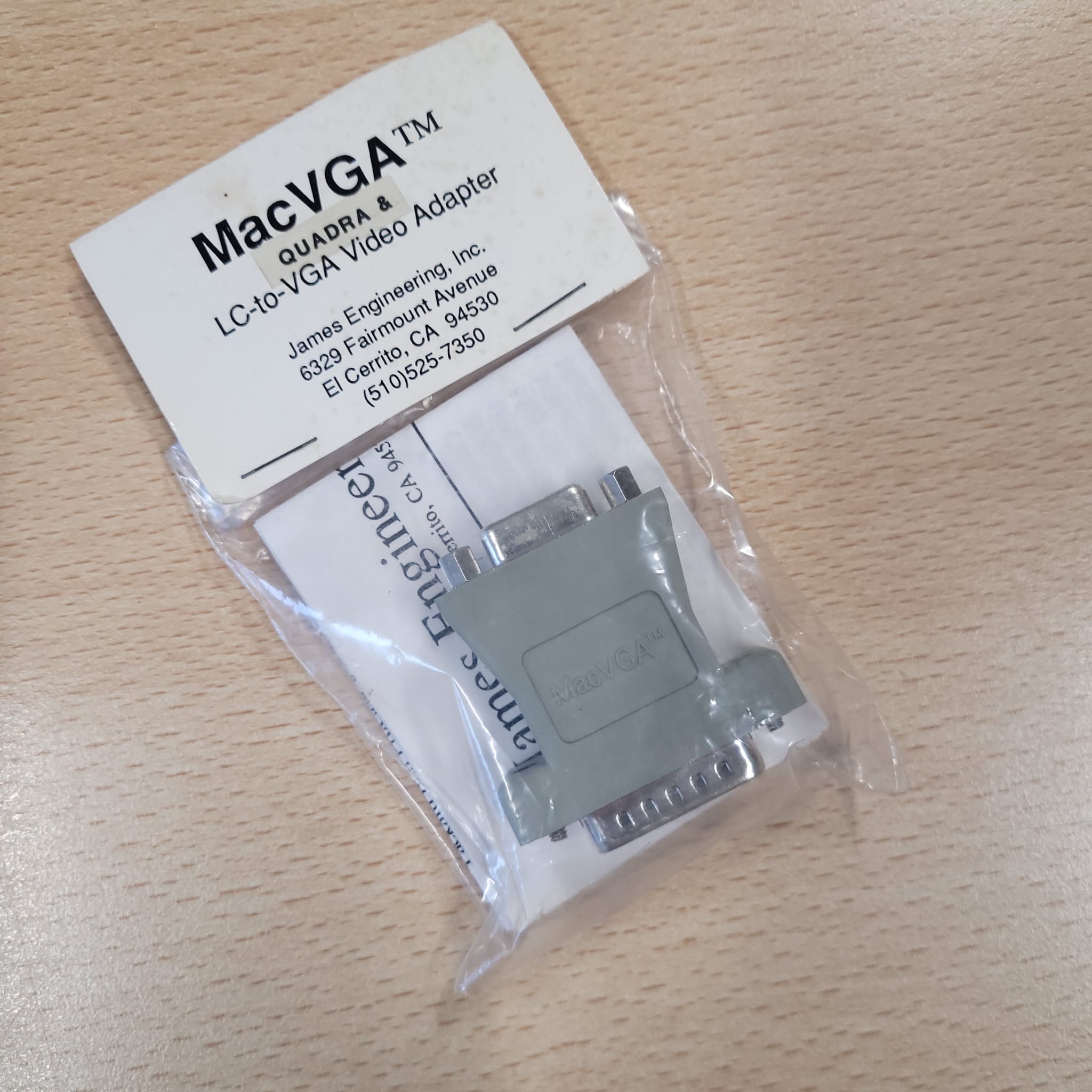 Video adapter Apple LC/ Quadra naar VGA